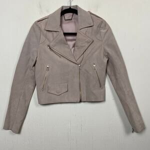 Capulet Suede Leather Moto Jacket Size Extra Small